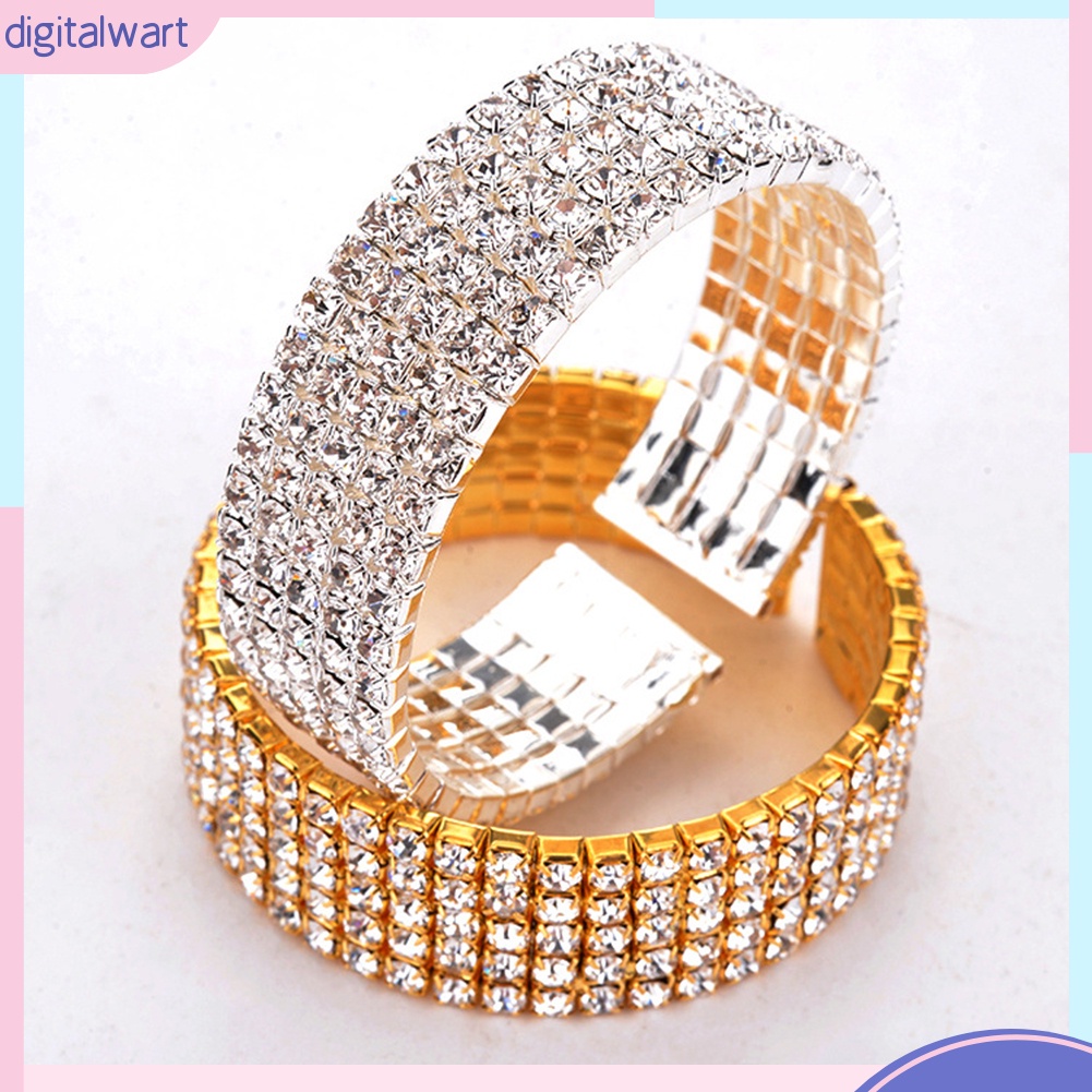 Vòng tay đính đá lấp lánh sang trọng trẻ trung dành cho nữ