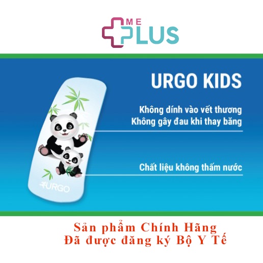 Băng cá nhân dành cho trẻ em Urgo Kids bảo vệ vết thương, ngưng chảy máu nhanh