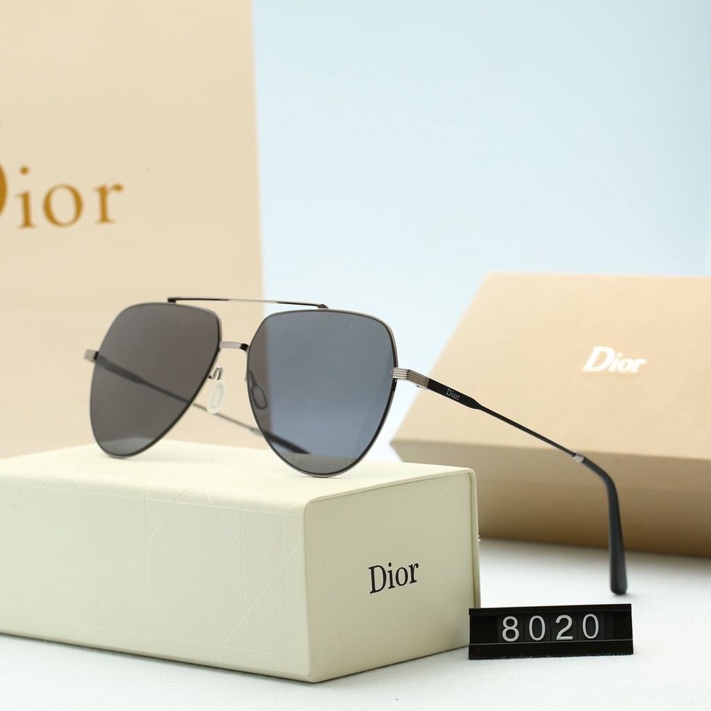 Dior_ Kính râm hàng hiệu dành cho nam và nữ Polarized chính hãng (Có hộp và hộp đựng kính)