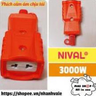 Phích cắm siêu chịu tải 3000W NiVal