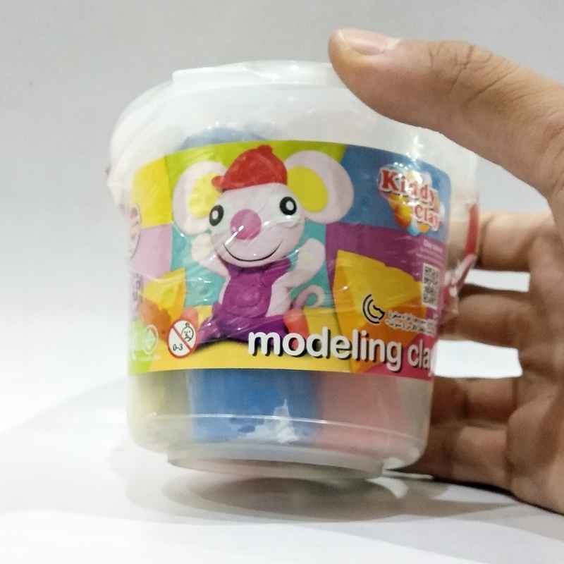 Đất Nặn 5 Màu Kiddy Clay BK4005 (400g) - Kiddy Clay