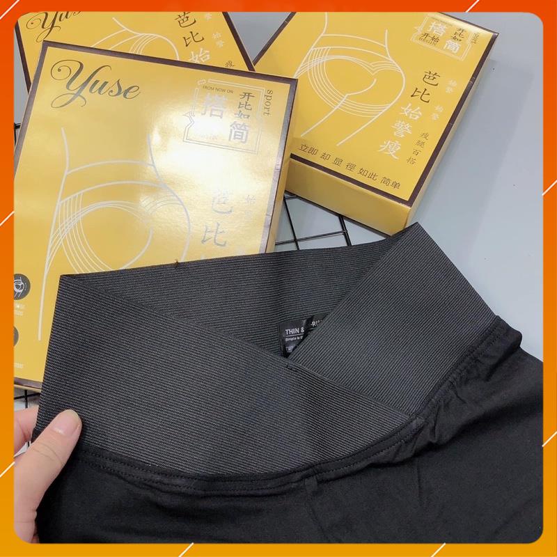 Quần legging nữ cạp chéo lưng cao bản to, quần skinny nữ co dãn 4 chiều mềm mại chất đẹp Doly | BigBuy360 - bigbuy360.vn