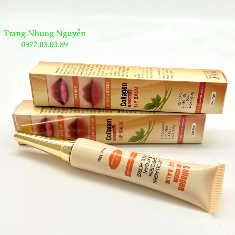 Dưỡng Collagen Lip Balm kích màu môi hàng loại 1