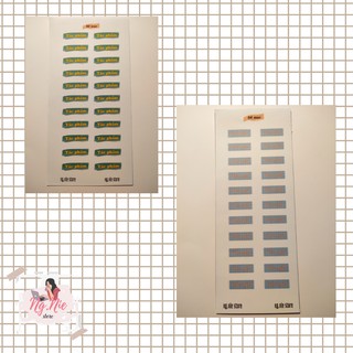 Sticker đề mục Ngữ Văn  ,nhãn vở, (tự cắt), ( mã NIE2)