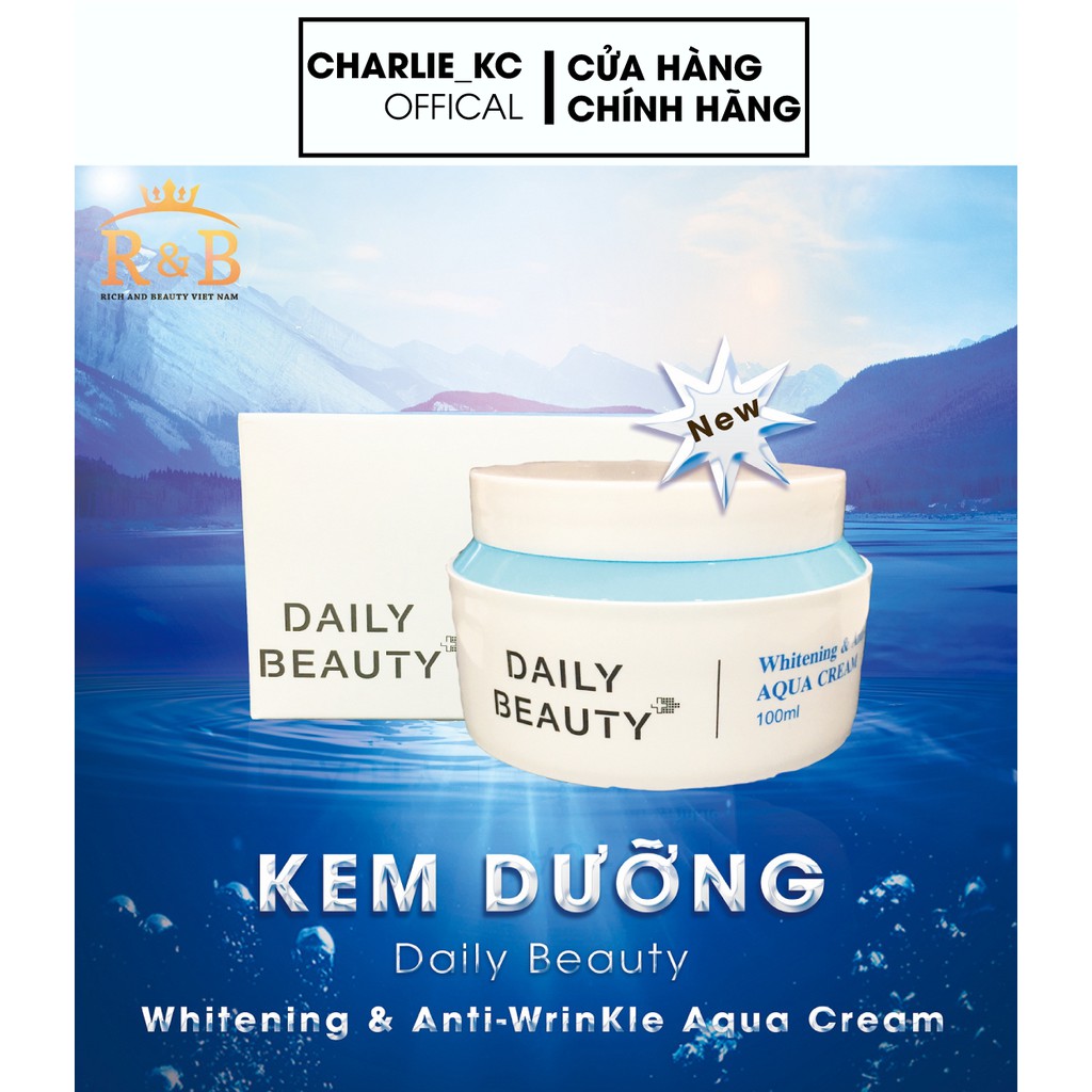 Kem dưỡng Whitening & Anti-WrinKle Aqua Cream