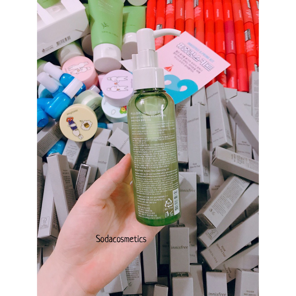 Dầu Tẩy Trang Innisfree Green Tea Cleansing Oil 2019