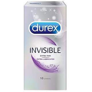 Bao cao su Durex Invisible Extra Thin - Hộp 10 cái