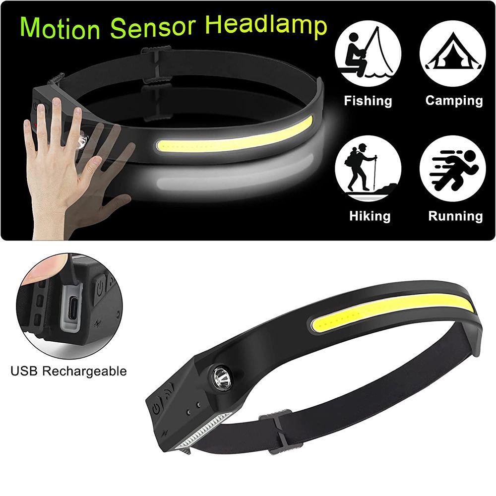 IVORY Đèn Pha Xe Đạp 5 Chế Độ Có Cảm Biến Tiện Dụng