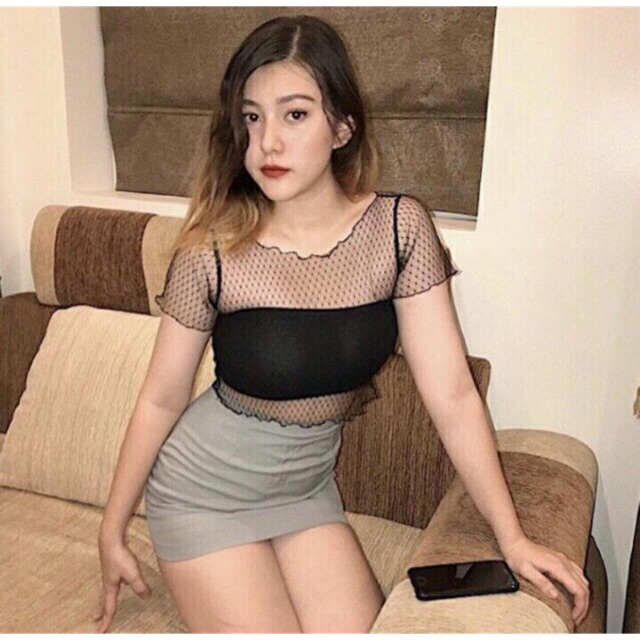 [KÈM HÌNH THẬT+VIDEO] ÁO LƯỚI BI KÈM LÓT