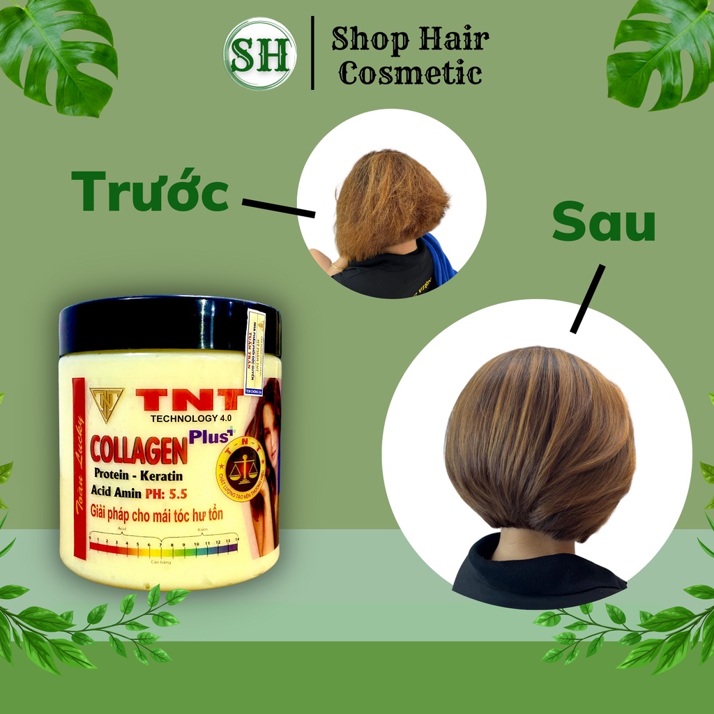 Ủ tóc Collagen TNT, kem ủ tóc phục hồi hư tổn giúp tóc chắc khỏe, mềm mượt ngay lần đầu sử dụng | Bill Hair, Billhair