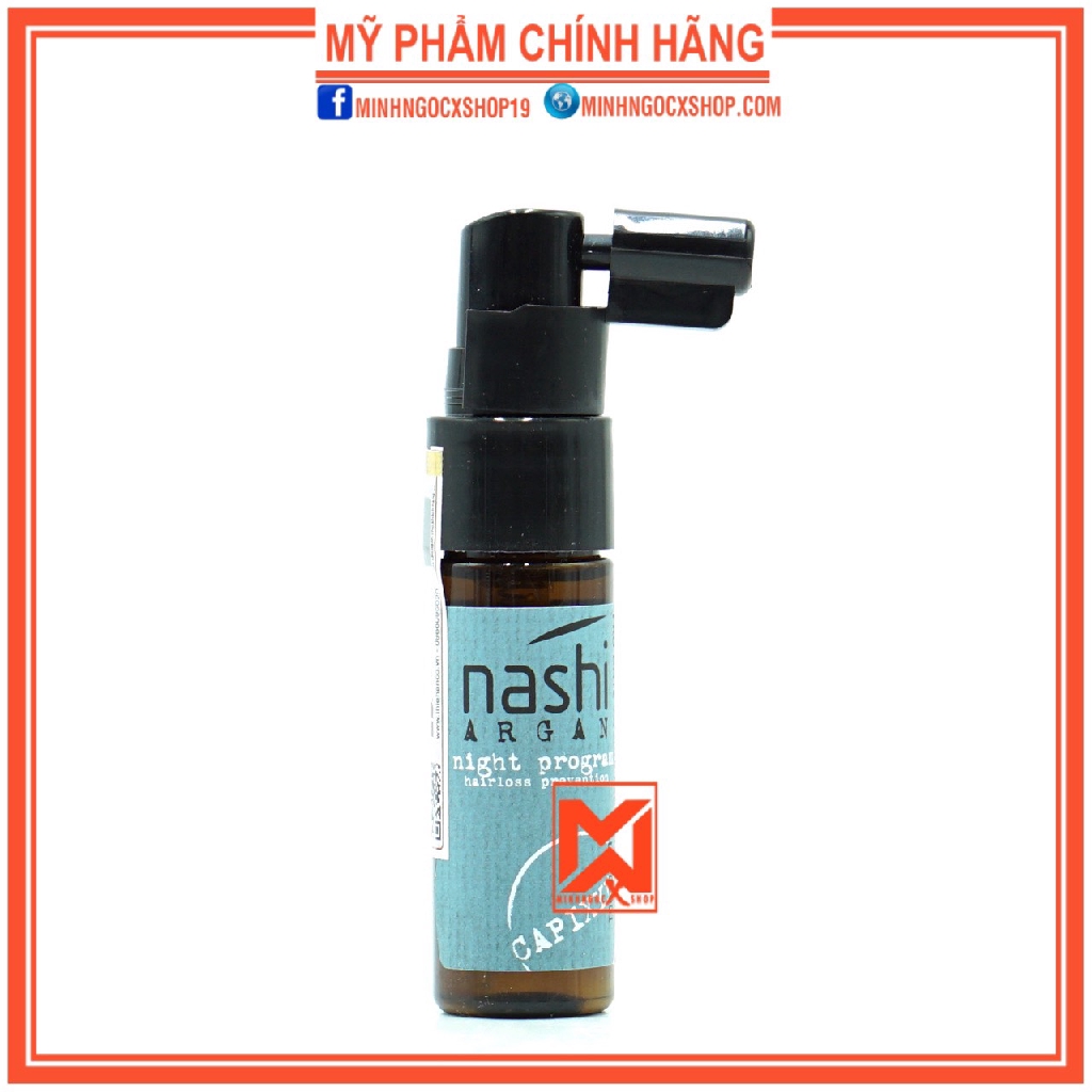 ✅[ NASHI-CHÍNH HÃNG ] XỊT DƯỠNG CHỐNG RỤNG KÍCH MỌC TÓC LIỀU 7 NGÀY NASHI ARGAN 7 NIGHT PROGRAM 20ML