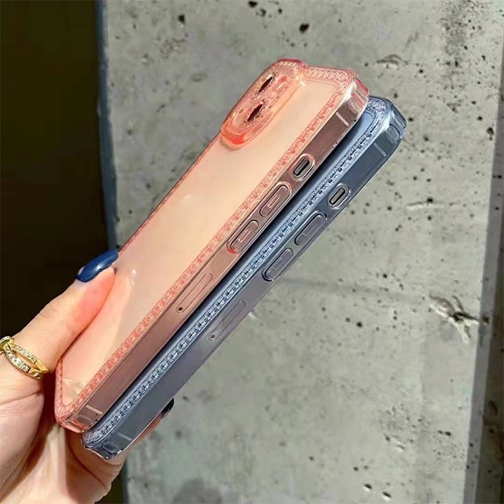 Ốp Lưng Iphone Màu - Viền Nhũ- Bảo vệ Camera - Thiết kế &quot; Sang trọng&quot; Bắt mắt .Từ Iphone 7 Plus -13 Pro Max Educase