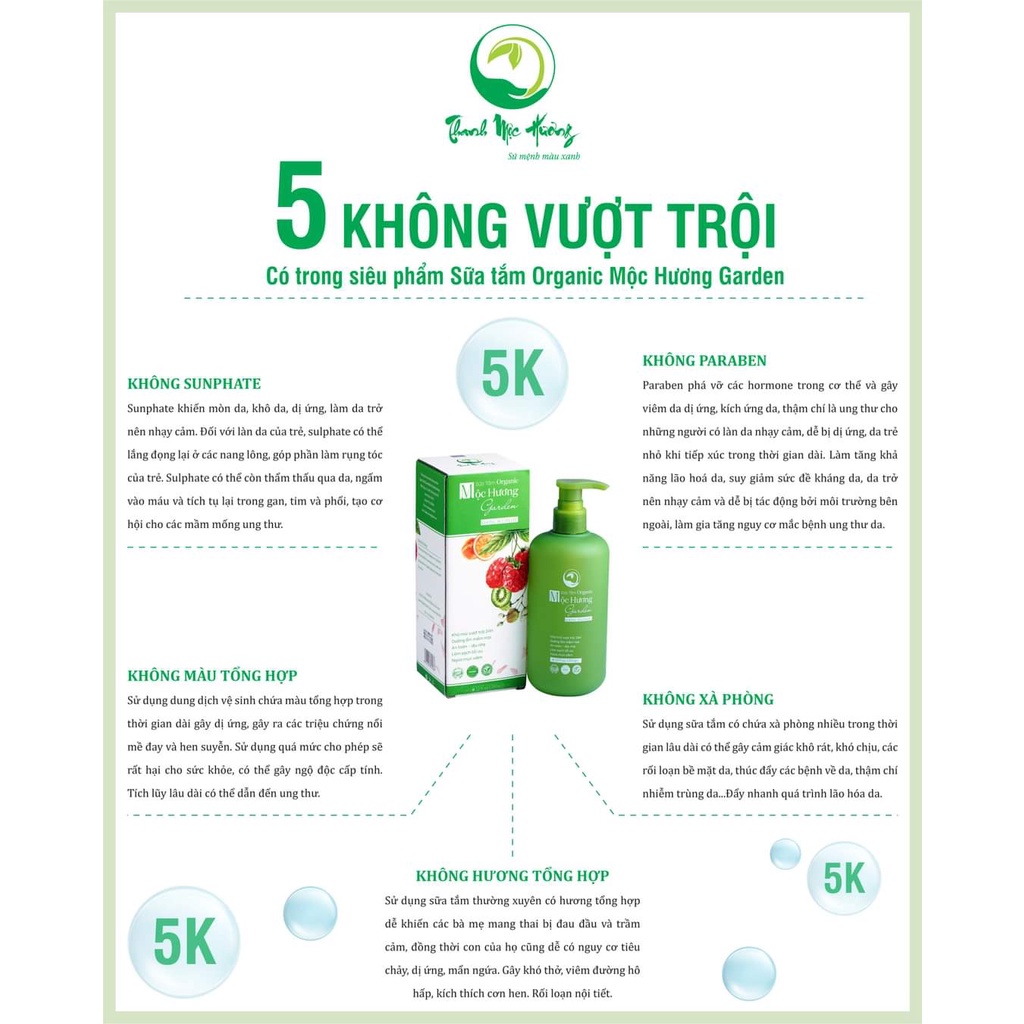 Sữa tắm dưỡng thể Thanh Mộc Hương trắng da khử mùi hôi cơ thể 350ml