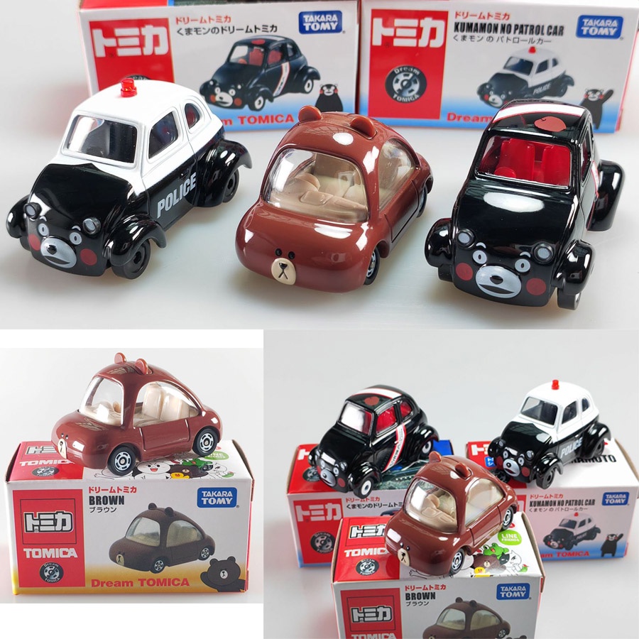 TAKARA TOMY TOMICA Xe Hơi Đồ Chơi Bằng Hợp Kim Hình Gấu Nâu Kumamoto Đáng Yêu
