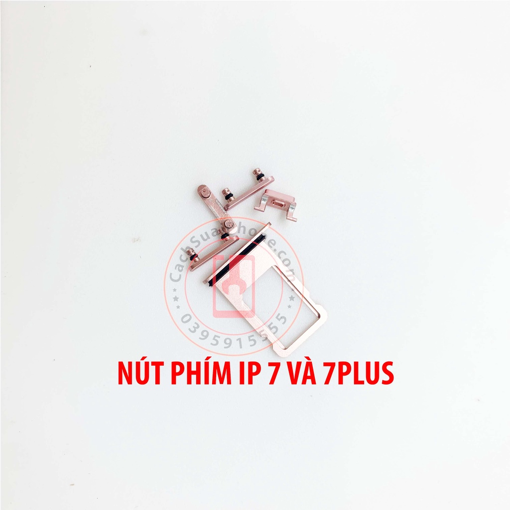 Bộ Nút Bấm và Khay Sim 7 7 Plus tương thích Điện Thoại 7 7 Plus Táo