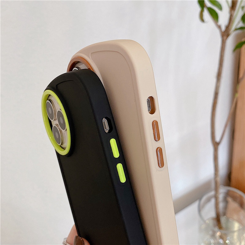 Ốp lưng iphone Ốp lưng iphoneỐp Điện Thoại Silicon Chống Sốc Màu Trơn Cho iPhone 13 12 Pro X XR XS max iPhone 7 8Plus 12 Pro max 12 11 13 Pro max