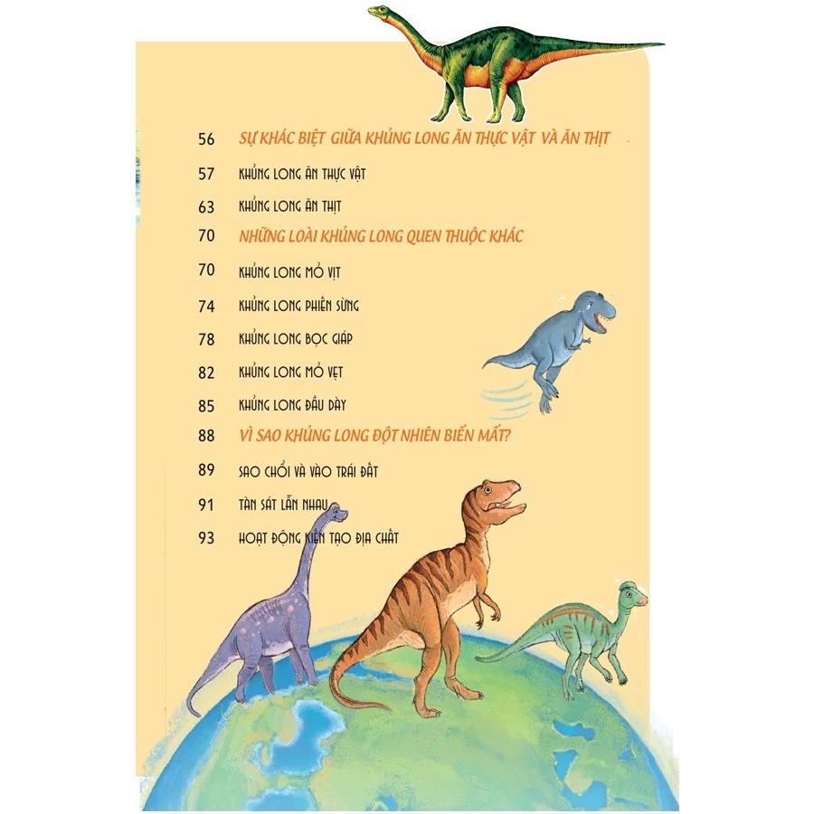 SÁCH - Khoa học thú vị - Cuộc chiến sinh tồn của khủng long - Giống loài đã biến mất