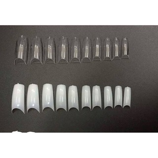 Móng Tip Hàn, móng nối đắp gel, đắp bột đủ số từ 0-9 (túi 500 móng)