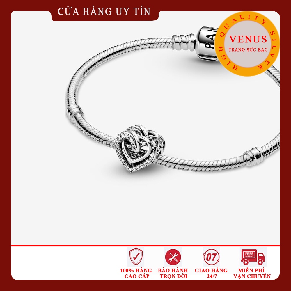 Charm tim tình yêu bộ sưu tập Valentine- Trang sức bạc Venus