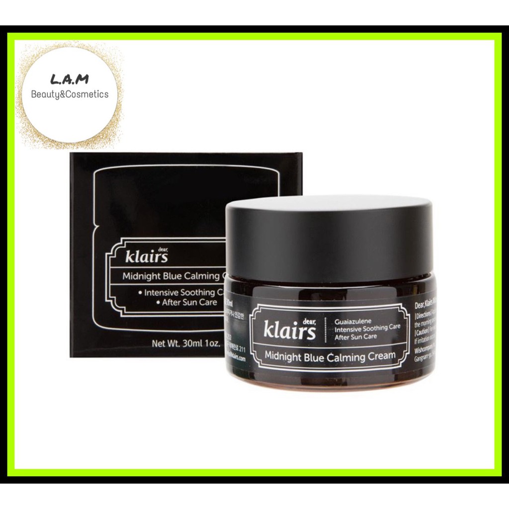 Kem Dưỡng Phục Hồi Klairs Midnight Blue Calming Cream