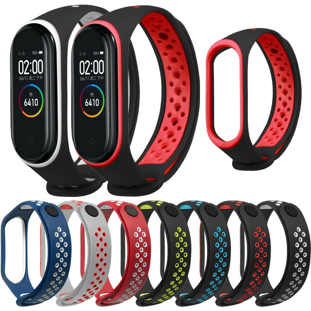 Dây đeo silicon mềm thay thế chuyên dụng cho Xiaomi Mi Band 3/4