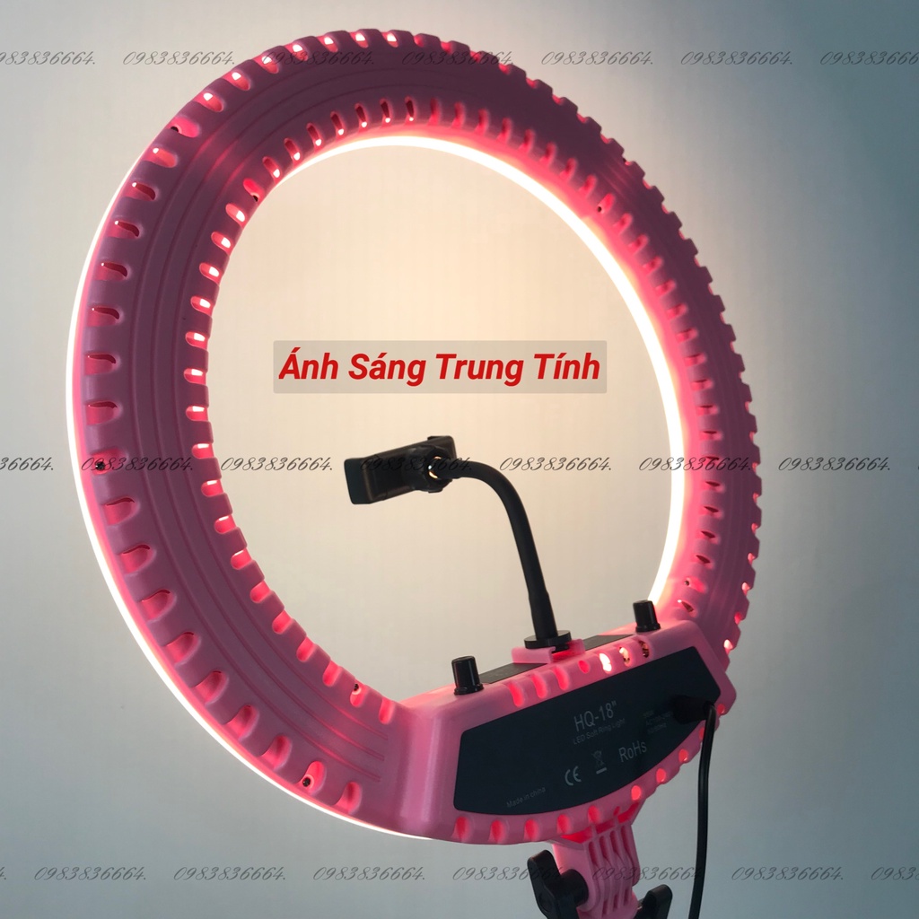 Đèn Livetream 45cm hãng HQ18 hỗ trợ ánh sáng làm phun xăm, sapa, quay tik tok,(BH12T)