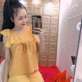 ĐỒ BỘ ĐÙI KATE PHỐI REN