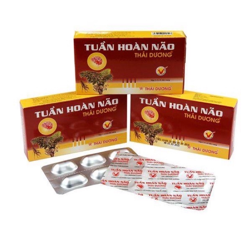 Tuần hoàn não Thái Dương hộp 2 vỉ x 6v