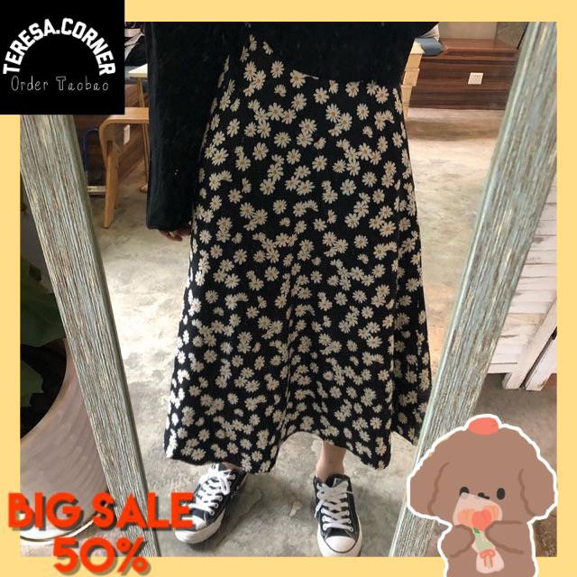 [SẴN] CHÂN VÁY HOA CÚC HOẠ MI DỄ THƯƠNG TAOBAO MÙA HÈ | BigBuy360 - bigbuy360.vn