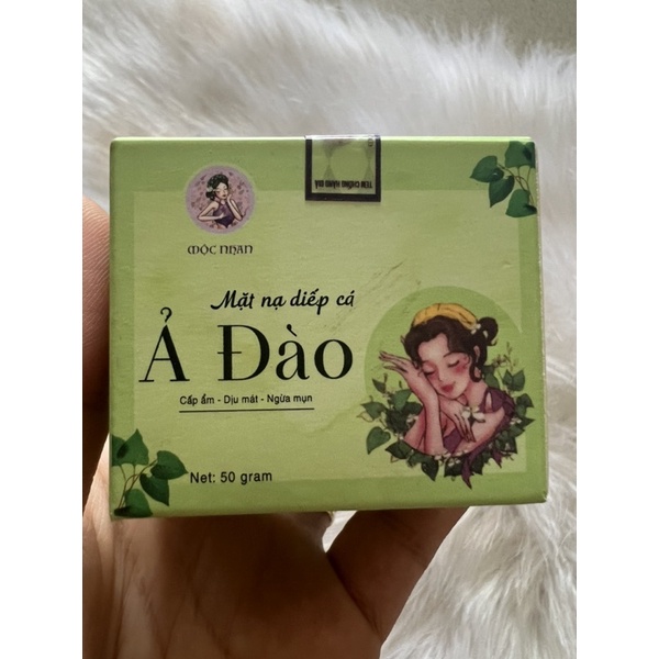 Mặt nạ diếp cá ả đào hũ 50g dưỡng trắng mịn da