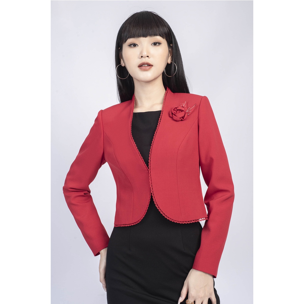 Áo khoác kiểu dáng croptop MMOutfit M-AK070621006