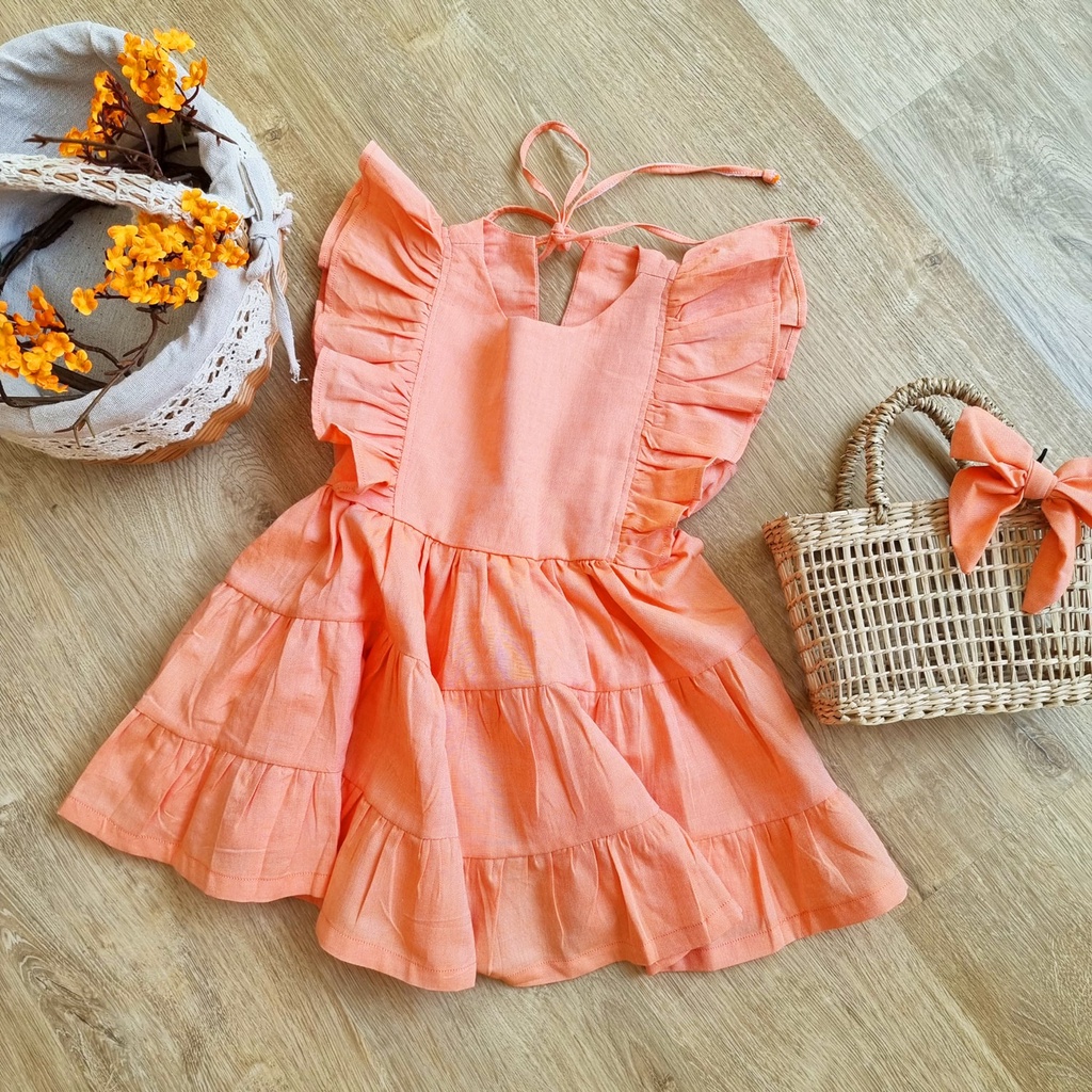 Đầm Cánh Tiên Hở Lưng Dáng Ngắn SoraChan - M070,M072,M074,M076,M078