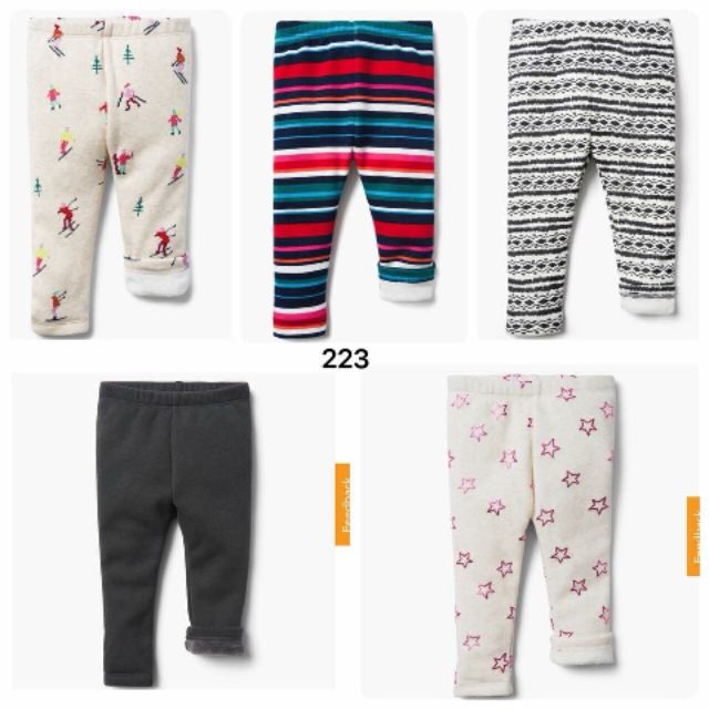 Quần legging lót lông Gymboree
