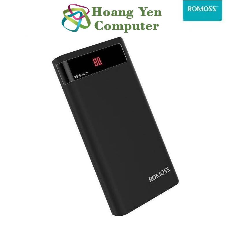 [Mã 159ELSALE hoàn 7% đơn 300K] Sạc dự phòng Romoss Sense 6P 20000mah chính hãng - BH 1 năm