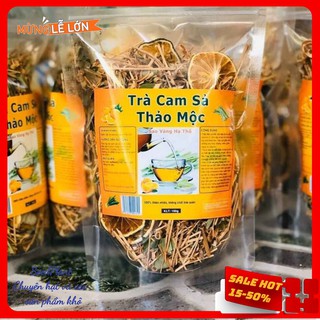 -SP- ⛔⛔ Trà Detox Cam Sả Lá Dứa Thảo Mộc Giảm Mỡ Đẹp Da 500g [FREESHIP] [Có sẵn]