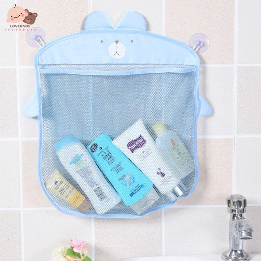 Túi Lưới Đựng Đồ Có Giác Hút Dán Tường Nhà Tắm