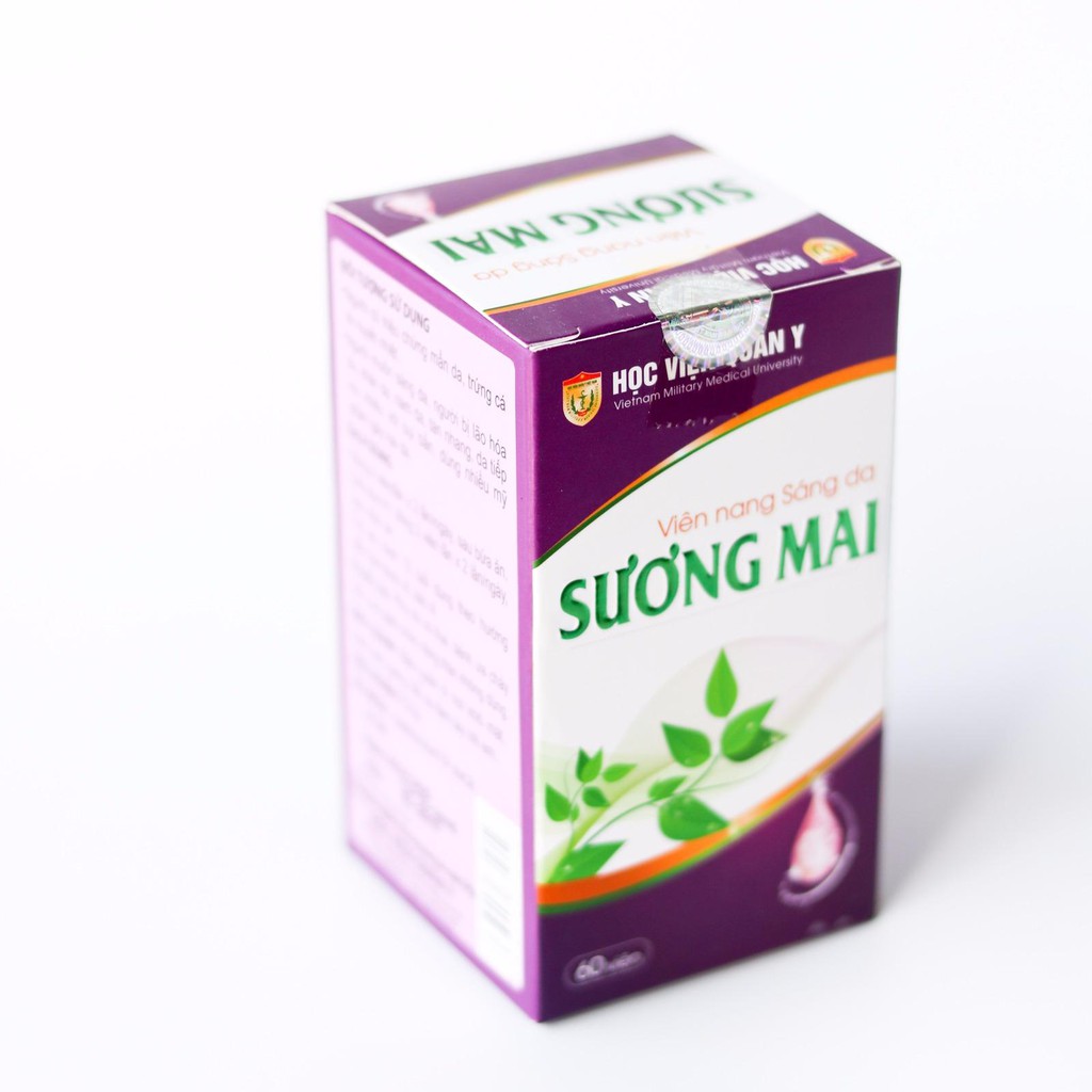 Sương Mai Học Viện Quân Y - Viên Sáng Da giúp  Bổ huyết, dưỡng huyết, dưỡng da, giảm tình trạng da nổi mẩn, trứng cá