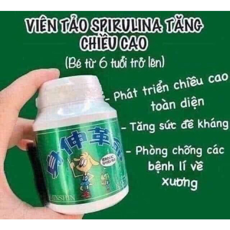 Tảo tăng chiều cao cho bé trên 6 tuổi