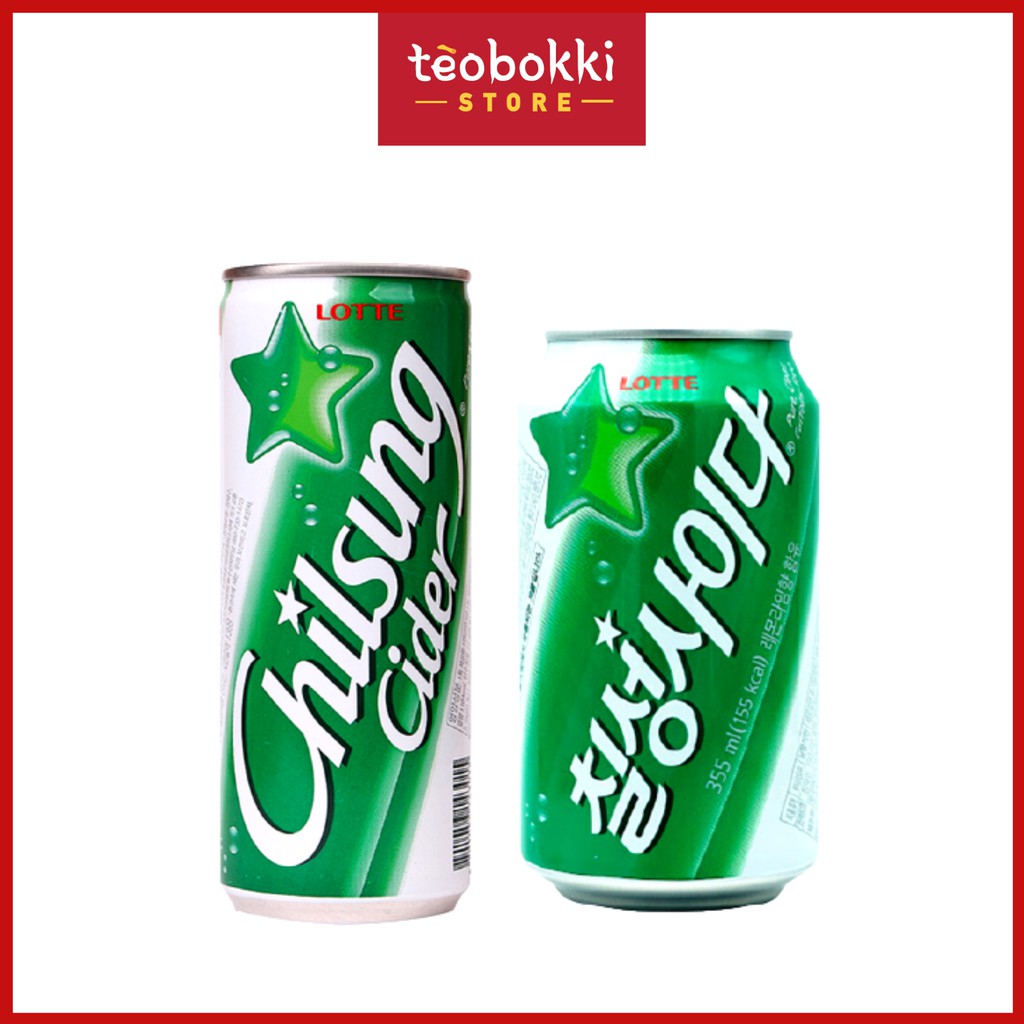 Nước soda Chilsung Cider Lotte 250ml