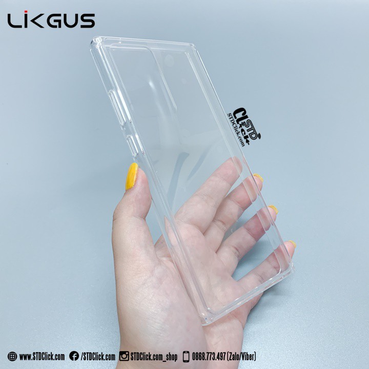ỐP LƯNG SAMSUNG GALAXY NOTE 20 - NOTE 20 ULTRA LIKGUS LƯNG CỨNG TRONG VIỀN DẺO CHÍNH HÃNG HÀNG CHUẨN