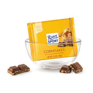 Sô cô la sữa nhân bánh ngô nướng Ritter Sport gói 100g