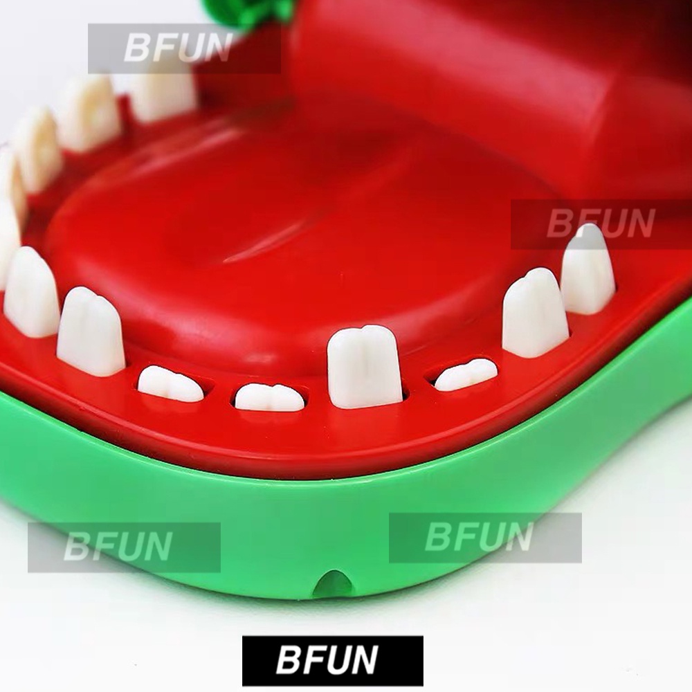 Đồ Chơi Khám Răng Cá Sấu / Cá Mập LOẠI KHỦNG LỒ - Cá Sấu Cắn Tay Vui Nhộn Kịch Tính , Đồ Chơi Trẻ Em Bfun