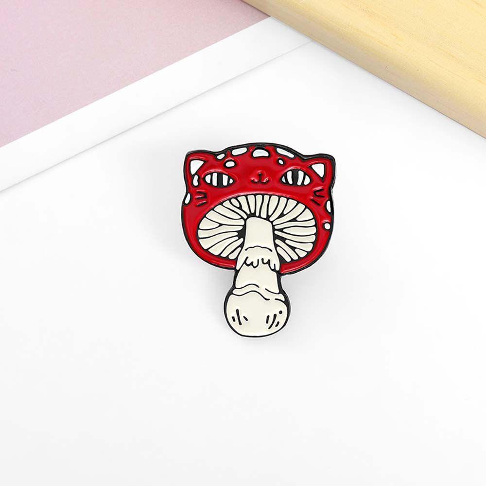 IVORY Ghim Cài Áo Hình Nấm Dễ Thương Cho Bé