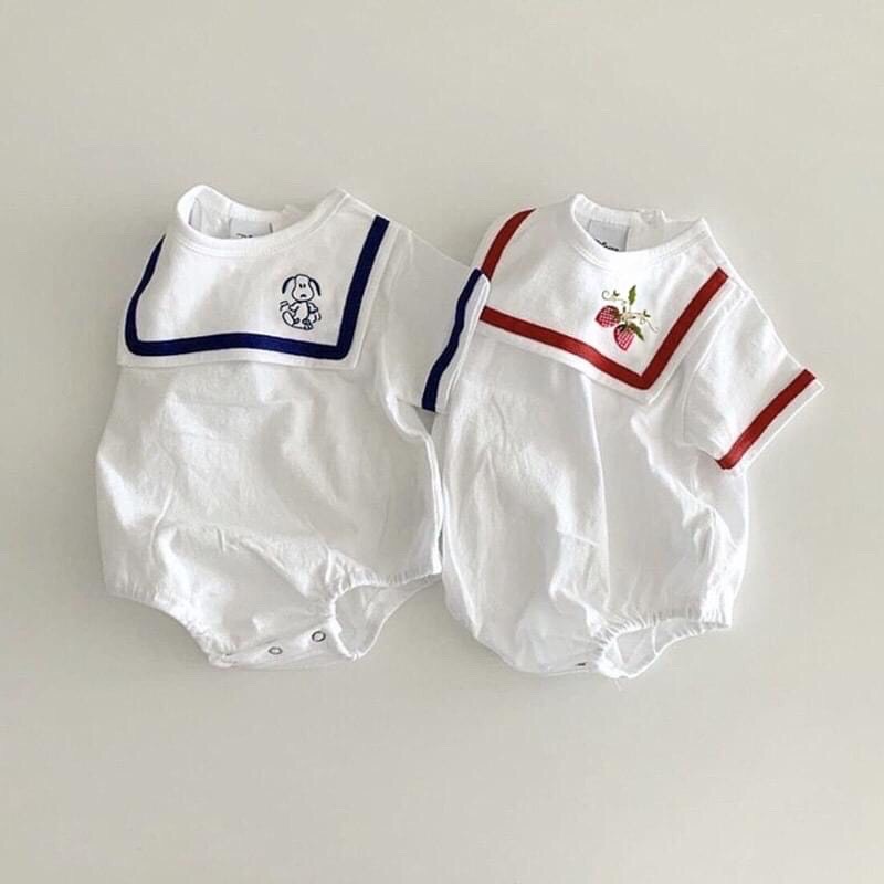 Body Cộc Tay Thuỷ Thủ Cho Bé Sơ Sinh Đến 2 Tuổi Hoạ Tiết Mickey Đáng Yêu, Chất Đũi Mềm Min Thấm Hút Mồ Hôi - Unun Kids