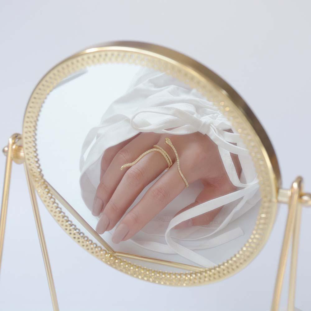 Nhẫn Hở Thiết Kế Bất Đối Xứng Thời Trang Cá Tính Cho Nữ