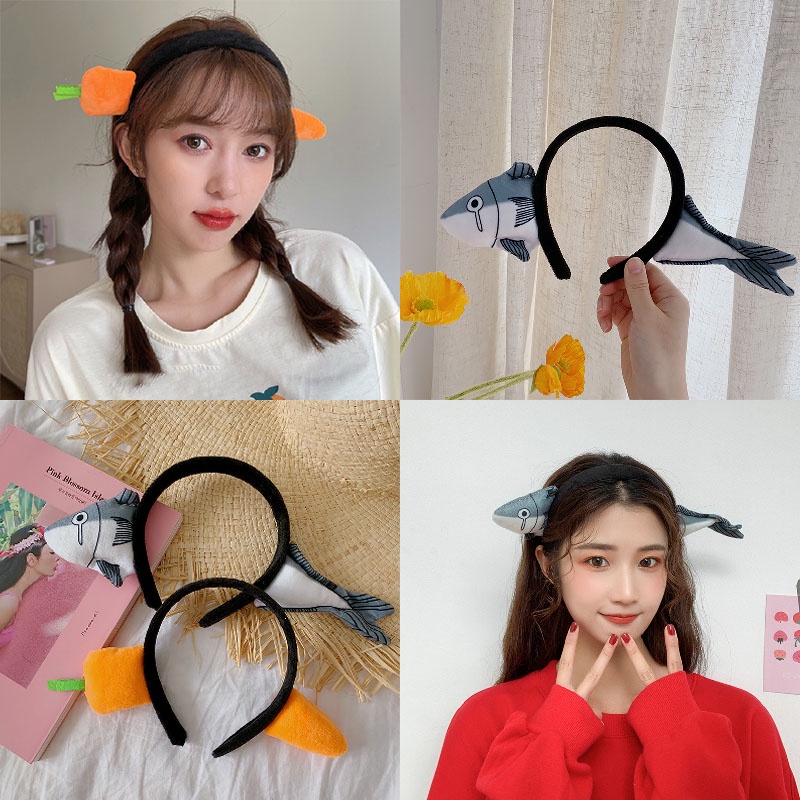 Cài tóc hình cà rốt / cá muối vui nhộn