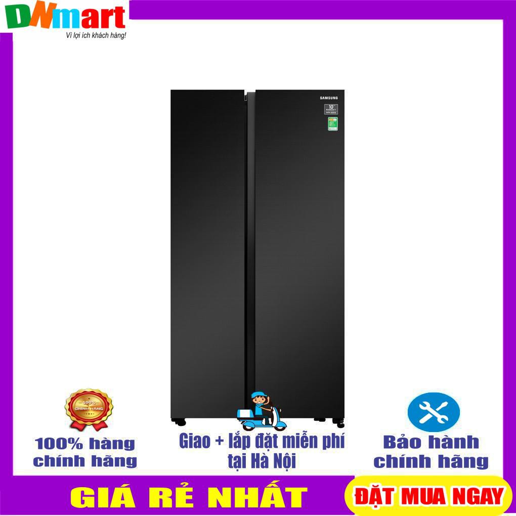 Tủ lạnh Samsung side by side RS62R5001B4/SV