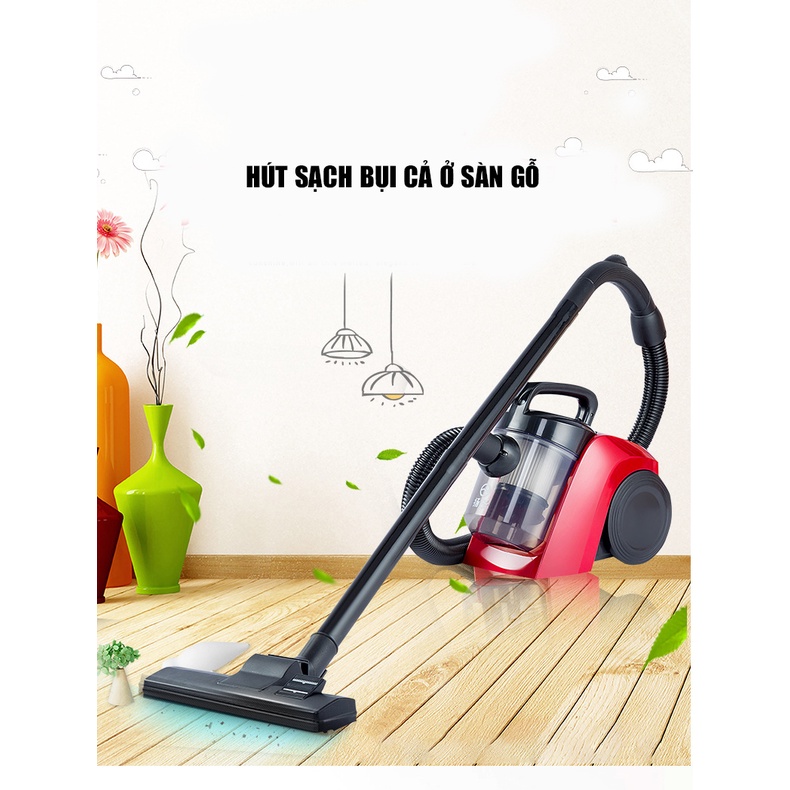 Máy hút bụi gia đình công suất lớn, lực hút khỏe và bền bỉ, tiện lợi cho việc dọn dẹp nhà cửa - Bảo hành 2 năm