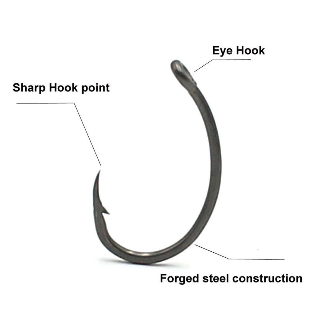 Dalton móc câu cá có gai câu cá biển đa năng fly sabiki rig hook ptfe tráng ruồi bằng thép không gỉ làm móc lưỡi câu phụ kiện câu cá móc gai dài
