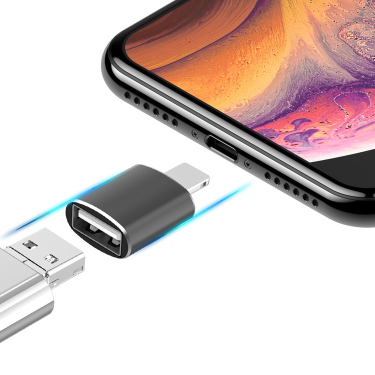 Đầu chuyển đổi USB3.0 OTG dành cho ĐT táo 13 12 11 Pro XS Max XR X 8 Plus 7 6s tablet táo cho 13 ở trên